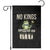 Resist Frog Garden Flag No Kings Funny Portland Protest ICE Activist Meme - Print Your Wear