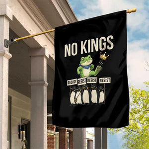 Resist Frog Garden Flag No Kings Funny Portland Protest ICE Activist Meme - Print Your Wear