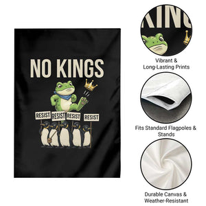 Resist Frog Garden Flag No Kings Funny Portland Protest ICE Activist Meme - Print Your Wear
