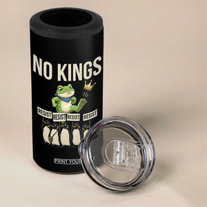 Resist Frog 4 in 1 Can Cooler Tumbler No Kings Funny Portland Protest ICE Activist Meme TS14 Print Your Wear