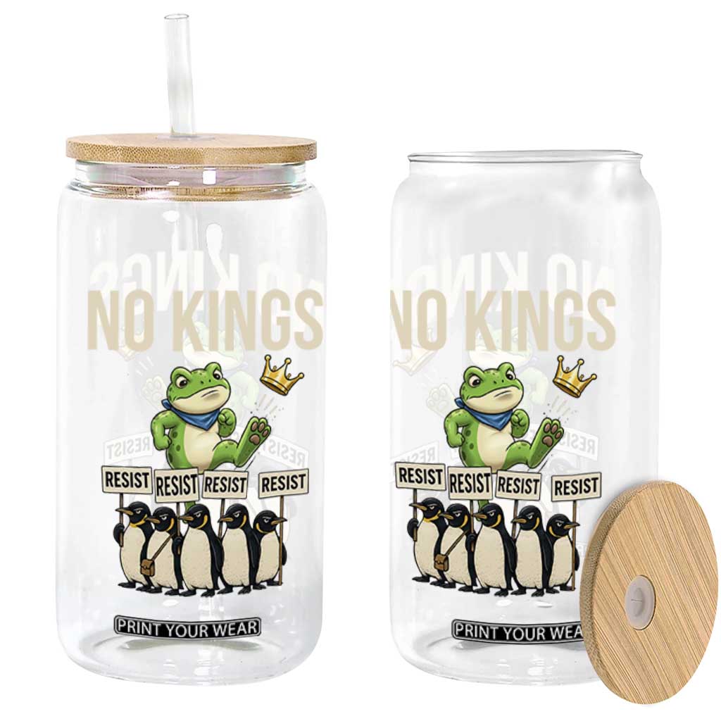 Resist Frog Glass Can No Kings Funny Portland Protest ICE Activist Meme TS14 Print Your Wear