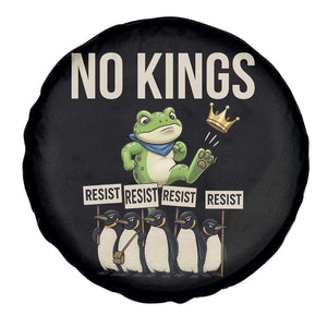 Resist Frog Spare Tire Cover No Kings Funny Portland Protest ICE Activist Meme TS14 Print Your Wear