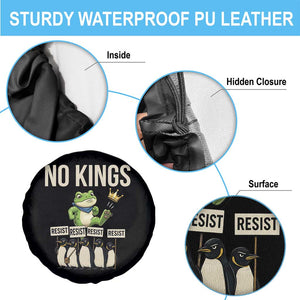 Resist Frog Spare Tire Cover No Kings Funny Portland Protest ICE Activist Meme TS14 Print Your Wear