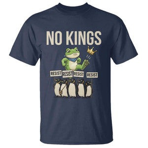 Resist Frog T Shirt No Kings Funny Portland Protest ICE Activist Meme TS14 Navy Print Your Wear