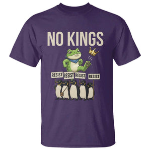 Resist Frog T Shirt No Kings Funny Portland Protest ICE Activist Meme TS14 Purple Print Your Wear