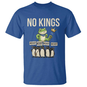 Resist Frog T Shirt No Kings Funny Portland Protest ICE Activist Meme TS14 Royal Blue Print Your Wear