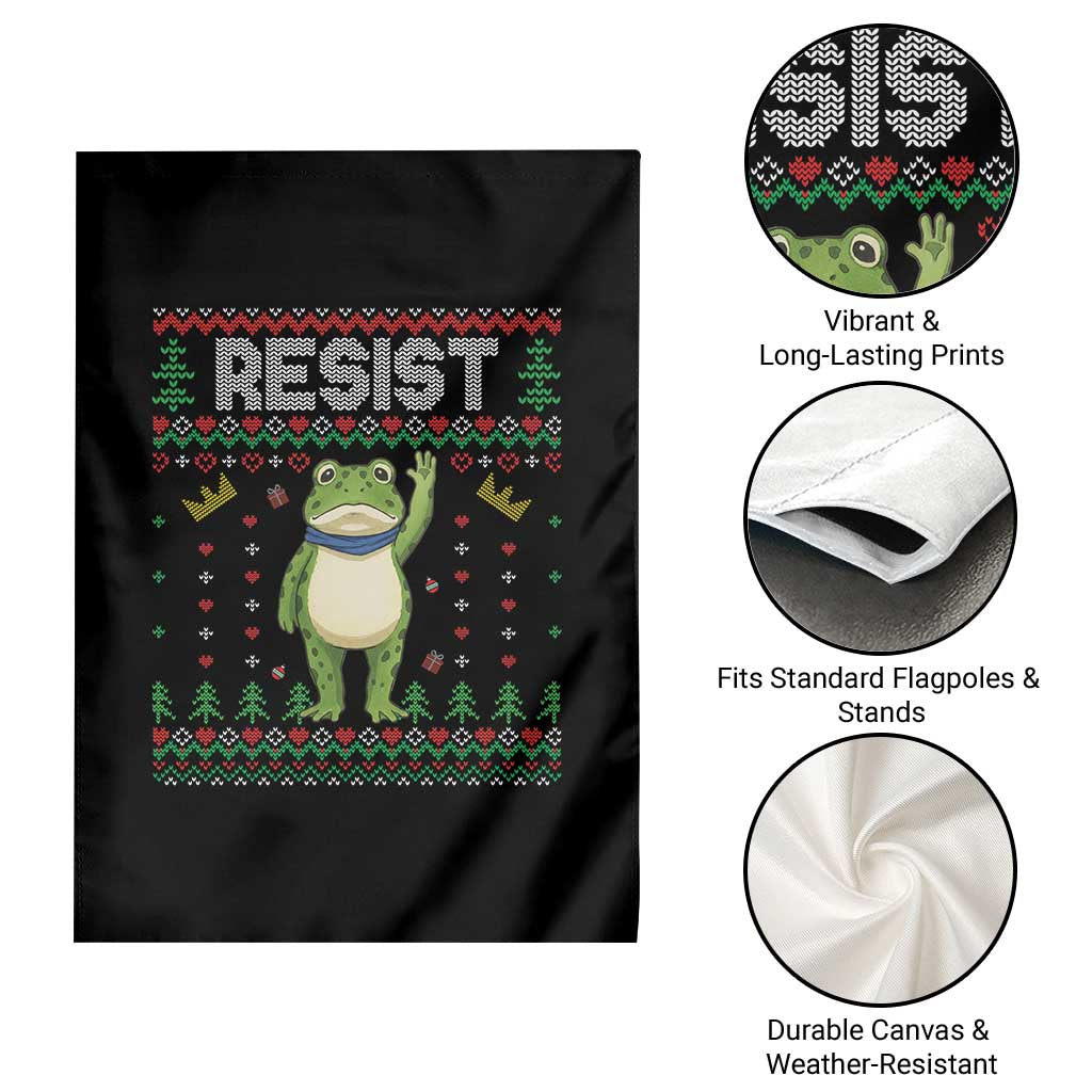 Resist Frog Garden Flag Funny Portland Protest ICE Activist Meme 2025 TS14 Print Your Wear