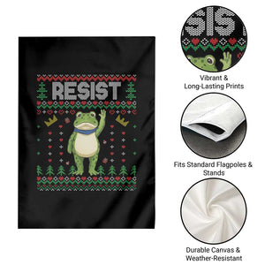 Resist Frog Garden Flag Funny Portland Protest ICE Activist Meme 2025 - Print Your Wear