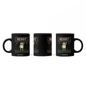 Resist Frog Coffee Mug Funny Portland Protest ICE Activist Meme 2025 TS14 Print Your Wear