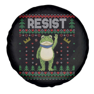 Resist Frog Spare Tire Cover Funny Portland Protest ICE Activist Meme 2025 TS14 Print Your Wear