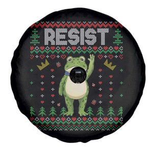 Resist Frog Spare Tire Cover Funny Portland Protest ICE Activist Meme 2025 TS14 Print Your Wear