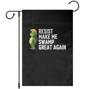 Resist Frog Garden Flag Funny Polittical 2025 Meme TS14 Black Print Your Wear