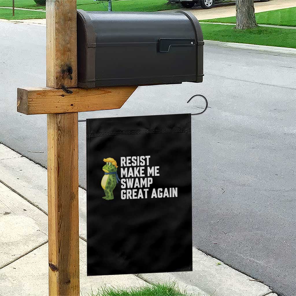 Resist Frog Garden Flag Funny Polittical 2025 Meme TS14 Print Your Wear
