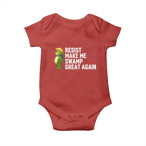 Resist Frog Baby Onesie Funny Polittical 2025 Meme TS14 Red Print Your Wear
