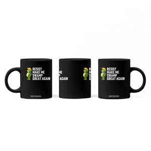 Resist Frog Coffee Mug Funny Polittical 2025 Meme TS14 Print Your Wear