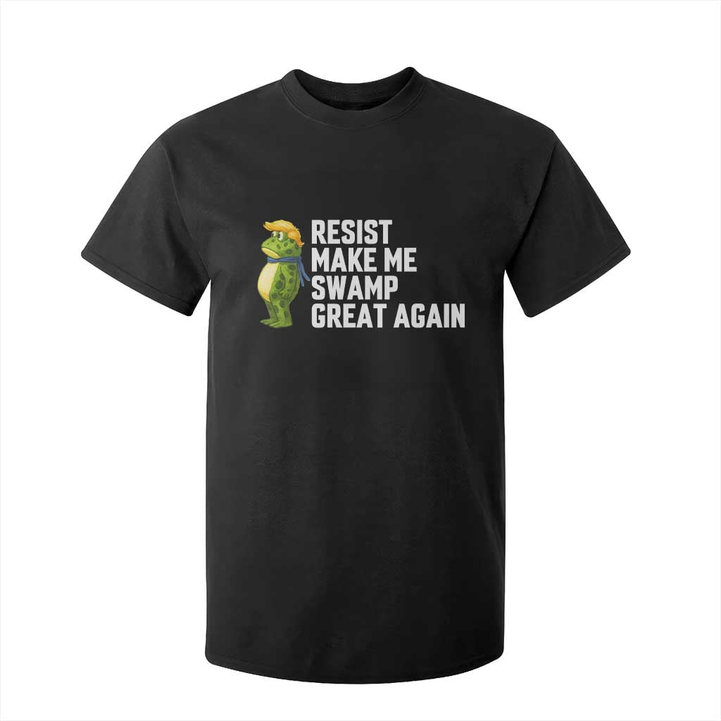 Resist Frog T Shirt For Kid Funny Polittical 2025 Meme TS14 Black Print Your Wear