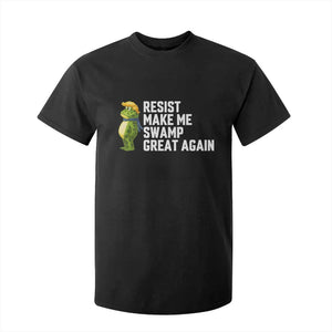 Resist Frog T Shirt For Kid Funny Polittical 2025 Meme TS14 Black Print Your Wear