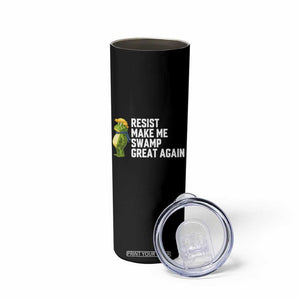 Resist Frog Skinny Tumbler Funny Polittical 2025 Meme TS14 Print Your Wear