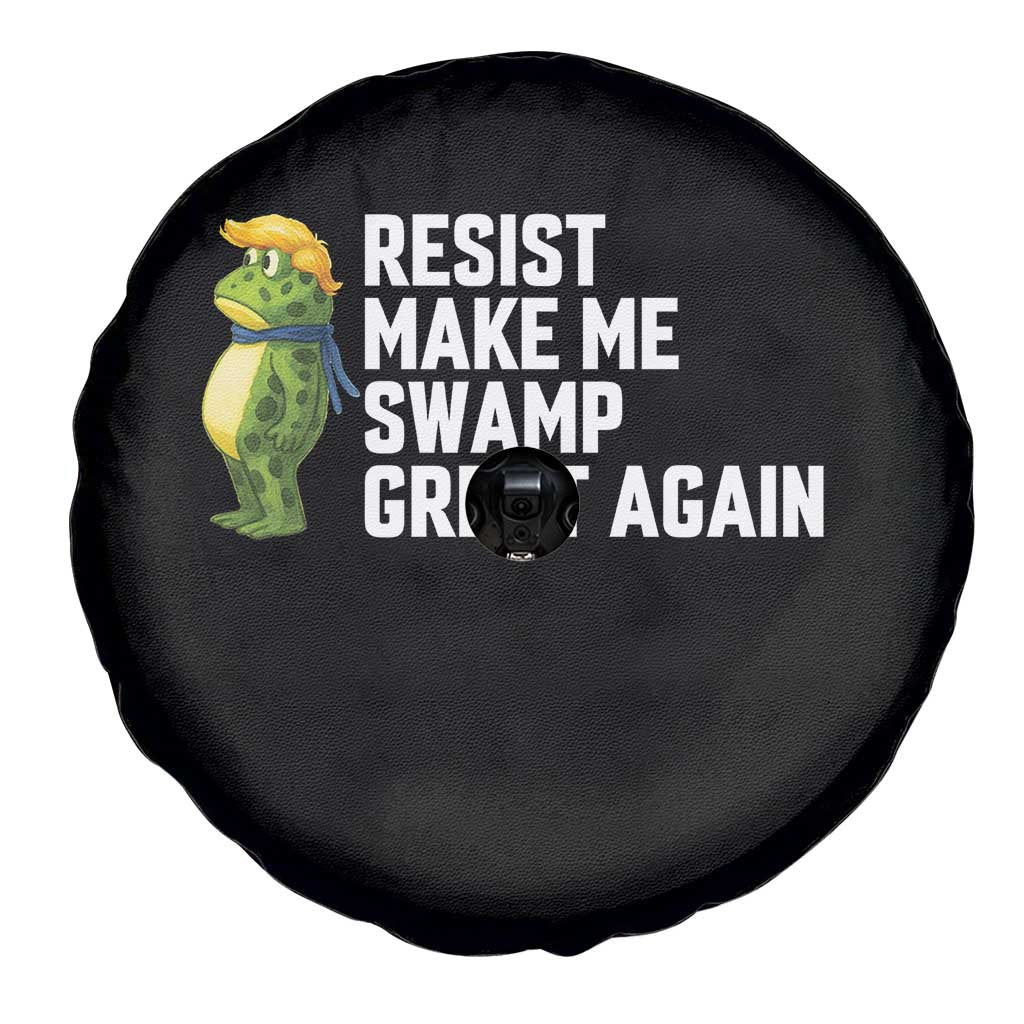 Resist Frog Spare Tire Cover Funny Polittical 2025 Meme TS14 Print Your Wear