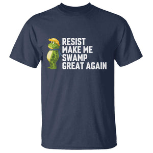 Resist Frog T Shirt Funny Polittical 2025 Meme TS14 Navy Print Your Wear