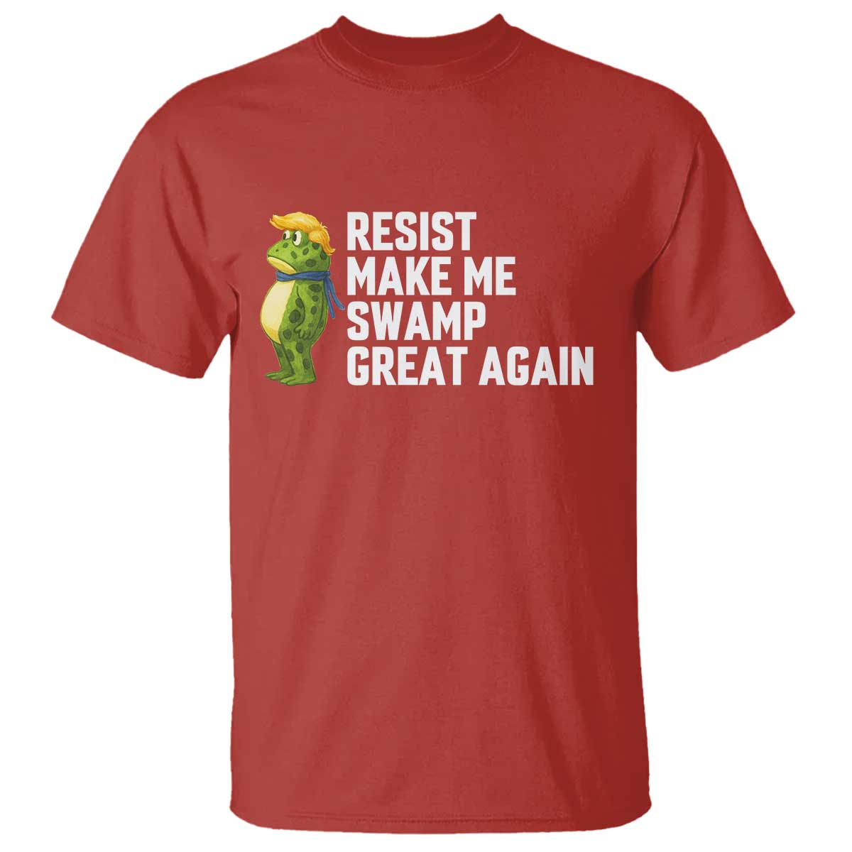 Resist Frog T Shirt Funny Polittical 2025 Meme TS14 Red Print Your Wear