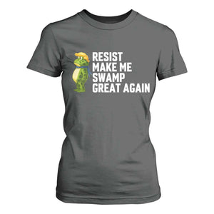 Resist Frog T Shirt For Women Funny Polittical 2025 Meme TS14 Dark Heather Print Your Wear