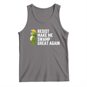 Resist Frog Tank Top Funny Polittical 2025 Meme TS14 Deep Heather Print Your Wear