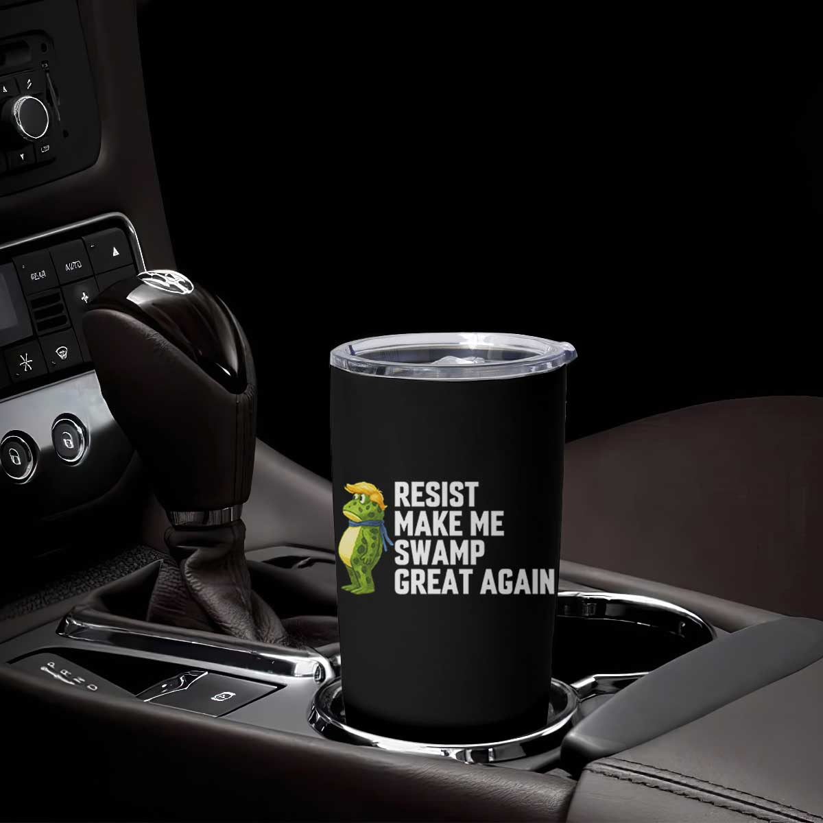 Resist Frog Tumbler Cup Funny Polittical 2025 Meme TS14 Print Your Wear