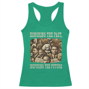 Honoring The Past Inspiring The Future Racerback Tank Top Black History Month TS14 Irish Green Print Your Wear