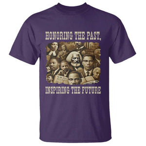 Honoring The Past Inspiring The Future T Shirt Black History Month TS14 Purple Print Your Wear