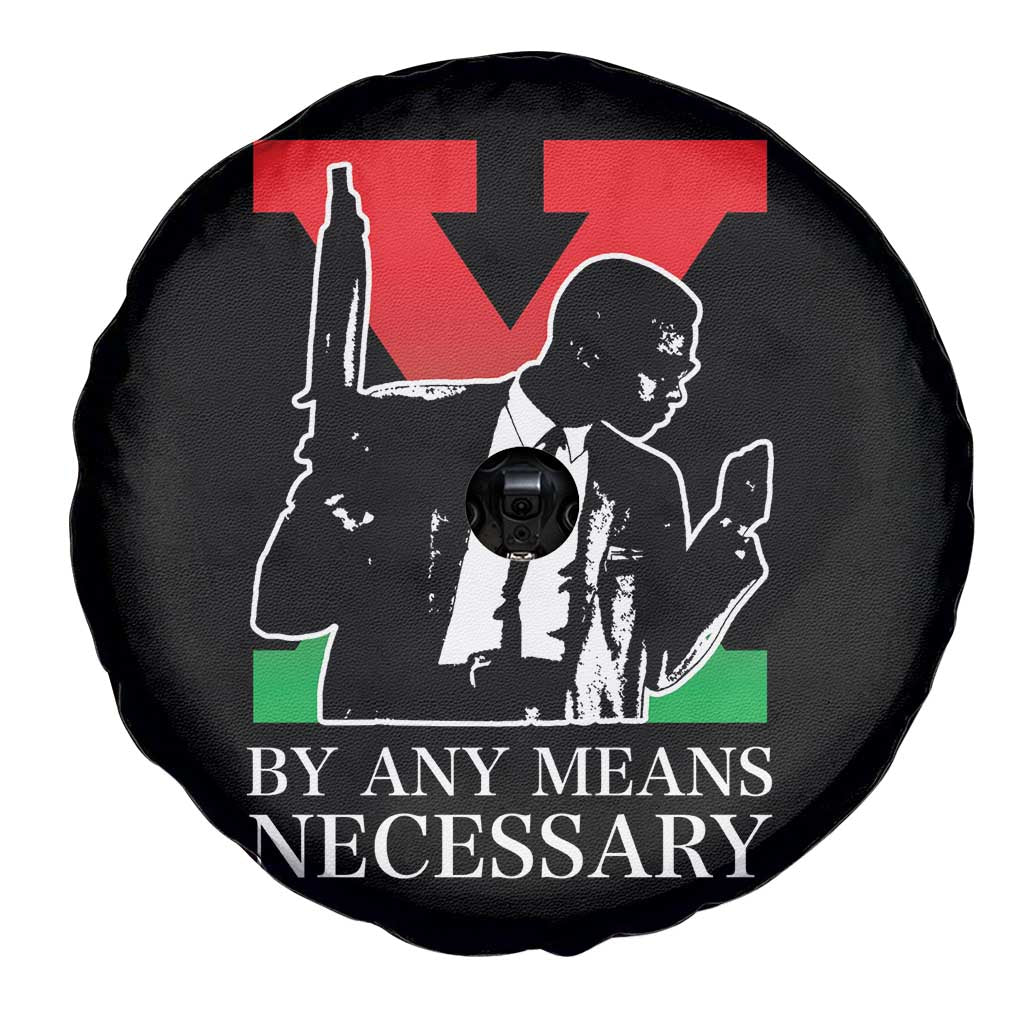 Malcolm X Spare Tire Cover By Any Means Necessary TS14 Print Your Wear