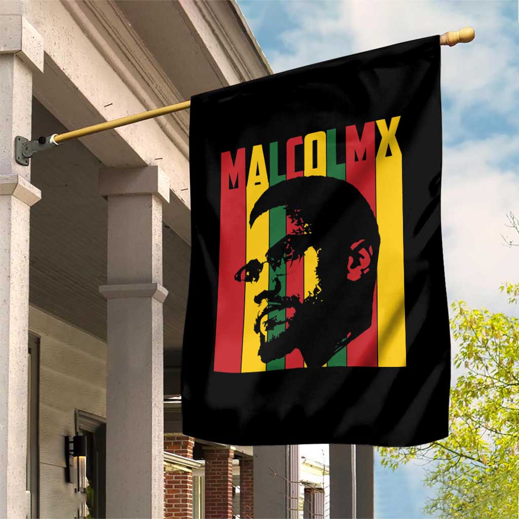 Malcolm X Garden Flag Pan African Flag Black History TS14 Print Your Wear