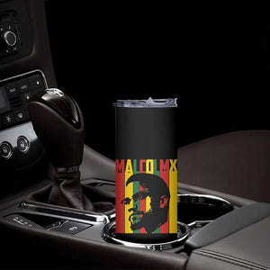 Malcolm X Skinny Tumbler Pan African Flag Black History TS14 Print Your Wear