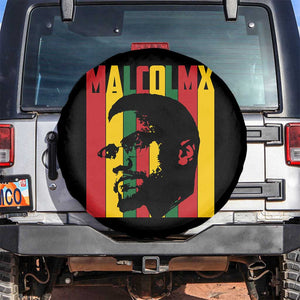 Malcolm X Spare Tire Cover Pan African Flag Black History TS14 No hole Black Print Your Wear