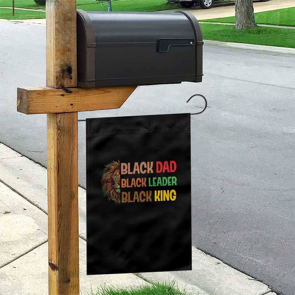 Black Affrican Melanin Garden Flag Lion Father Day Dad Leader Black King TS14 Print Your Wear