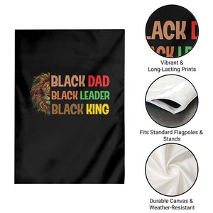 Black Affrican Melanin Garden Flag Lion Father Day Dad Leader Black King TS14 Print Your Wear