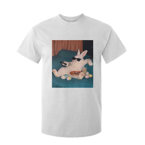 Easter Bunny Iced Coffee T Shirt For Kid Funny Animal Meme TS14 White Print Your Wear
