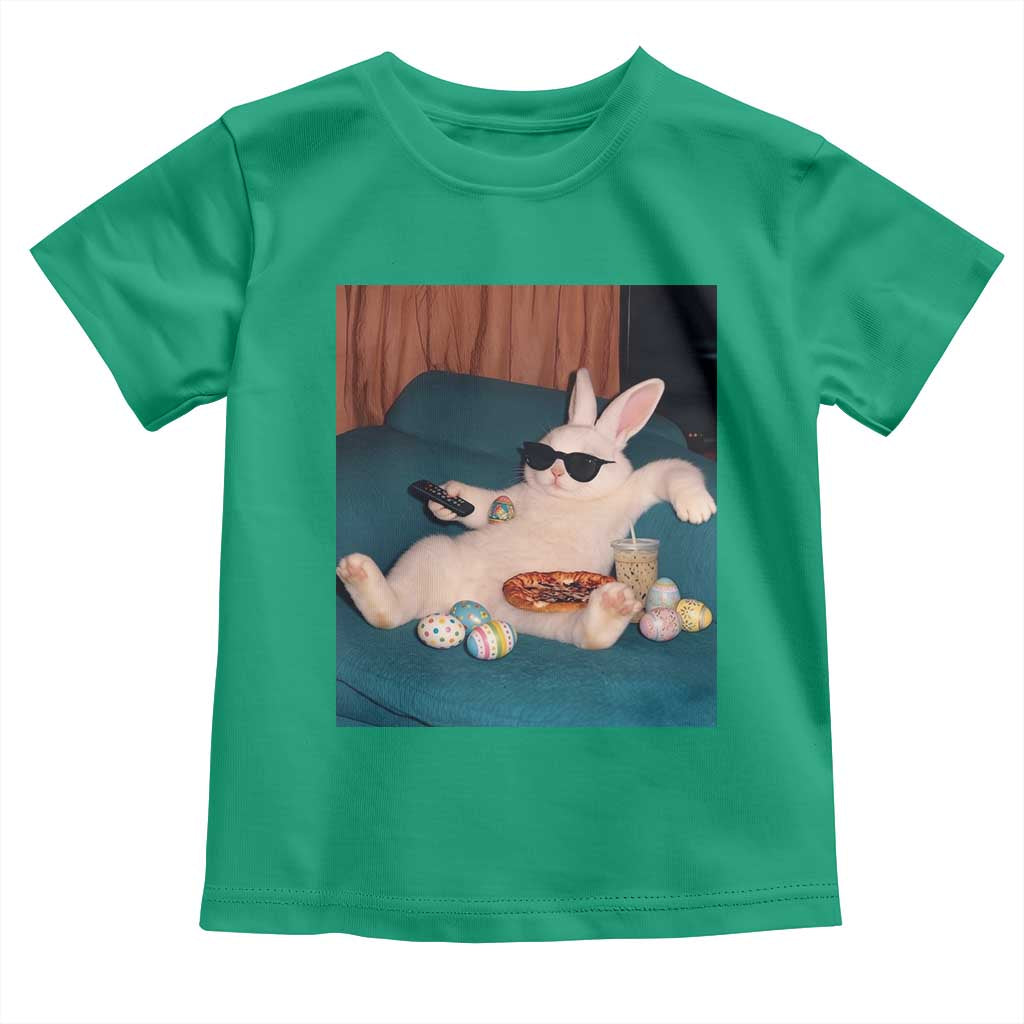 Easter Bunny Iced Coffee Toddler T Shirt Funny Animal Meme TS14 Irish Green Print Your Wear