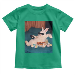 Easter Bunny Iced Coffee Toddler T Shirt Funny Animal Meme TS14 Irish Green Print Your Wear