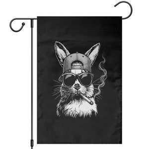 Funny Easter Bunny Smoking Meme Garden Flag TS14 Black Print Your Wear