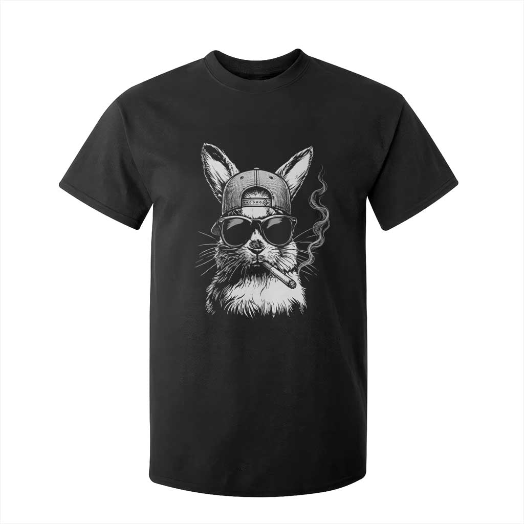 Funny Easter Bunny Smoking Meme T Shirt For Kid TS14 Black Print Your Wear
