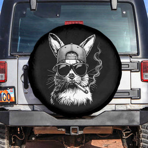 Funny Easter Bunny Smoking Meme Spare Tire Cover TS14 No hole Black Print Your Wear