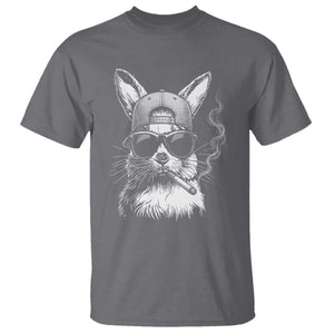 Funny Easter Bunny Smoking Meme T Shirt TS14 Charcoal Print Your Wear