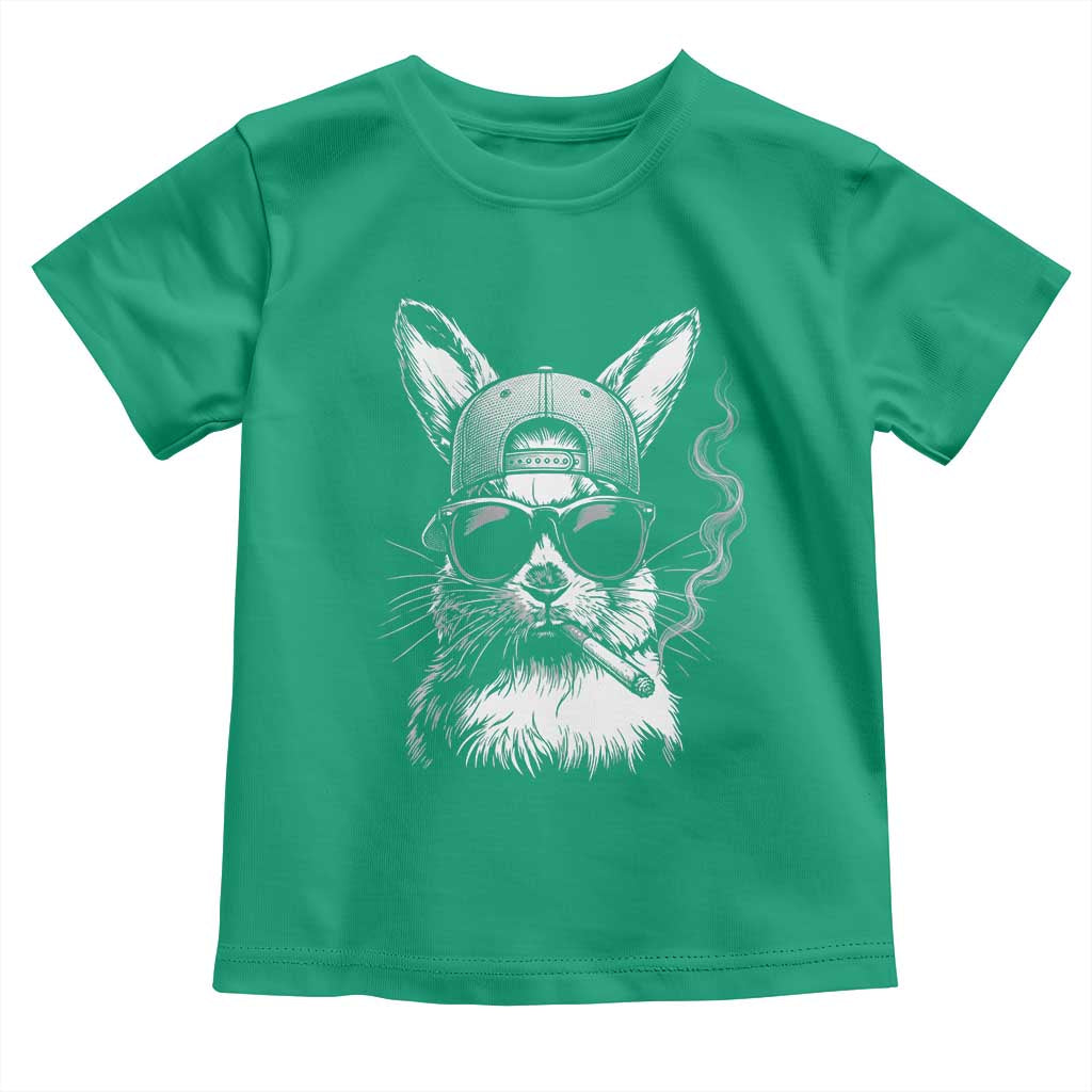 Funny Easter Bunny Smoking Meme Toddler T Shirt TS14 Irish Green Print Your Wear