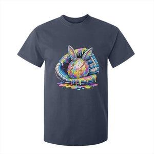 Baseball Easter T Shirt For Kid Drip Ice Cream Sprinkles Baseball Glove TS14 Navy Print Your Wear
