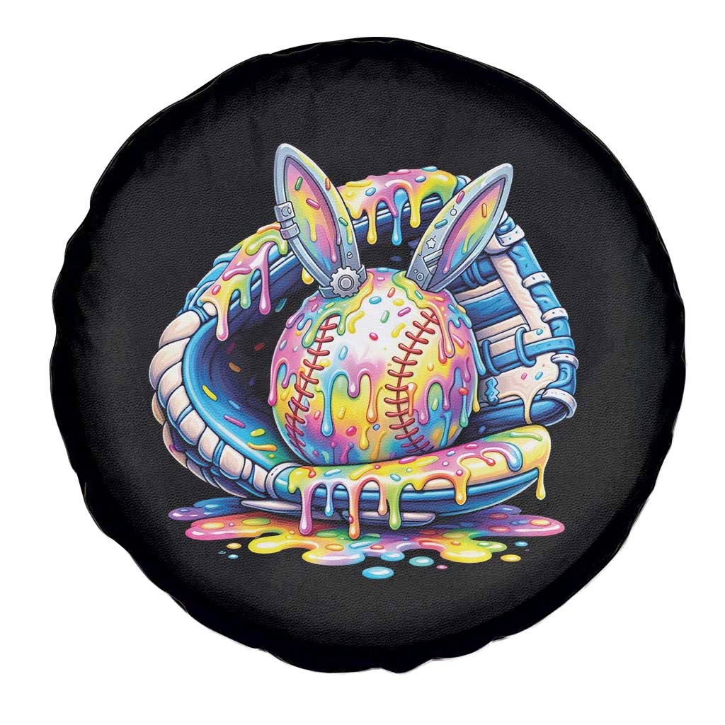 Baseball Easter Spare Tire Cover Drip Ice Cream Sprinkles Baseball Glove TS14 Print Your Wear