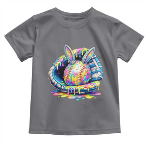 Baseball Easter Toddler T Shirt Drip Ice Cream Sprinkles Baseball Glove TS14 Charcoal Print Your Wear