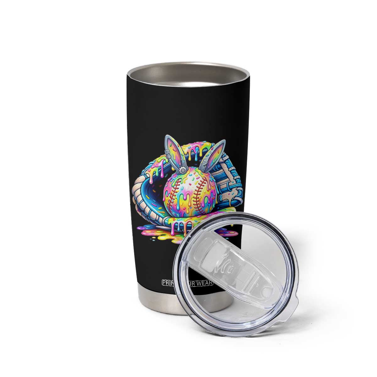 Baseball Easter Tumbler Cup Drip Ice Cream Sprinkles Baseball Glove TS14 Print Your Wear