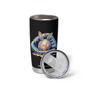 Baseball Easter Tumbler Cup Drip Ice Cream Sprinkles Baseball Glove TS14 Print Your Wear