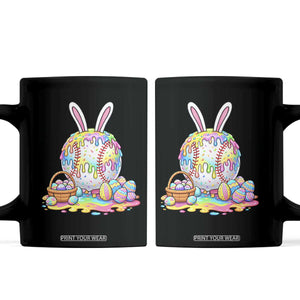 Baseball Easter Drip Ice Cream Sprinkles Egg Gift Coffee Mug TS14 Black Print Your Wear